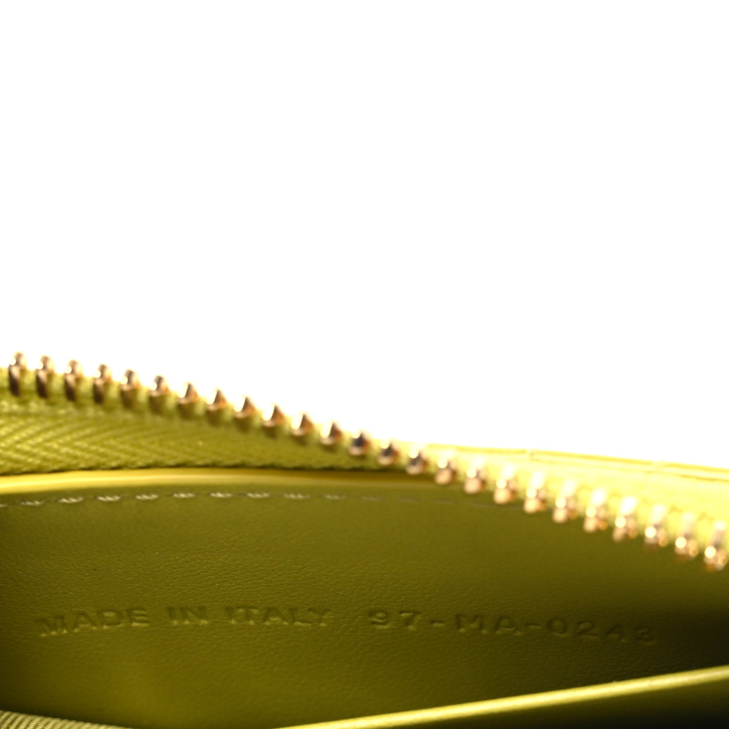 Christian Dior Patent Cannage Small Lady Dior Voyageur Coin Purse Lime 10 of 11