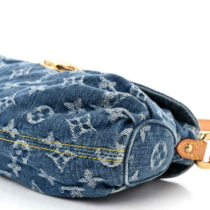 Louis Vuitton Monogram Denim Mini Pleaty Blue 9 of 9