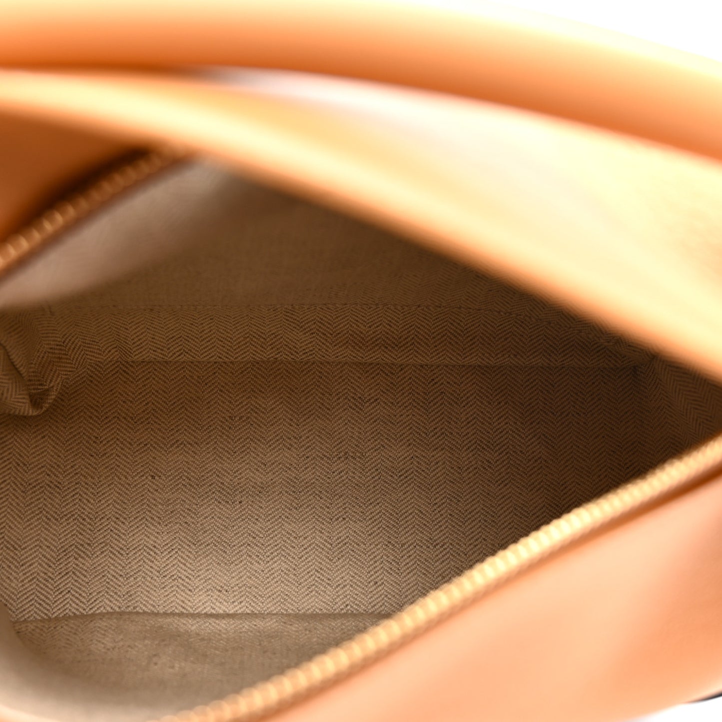 Calfskin Small Puzzle Edge Bag Warm Desert Black