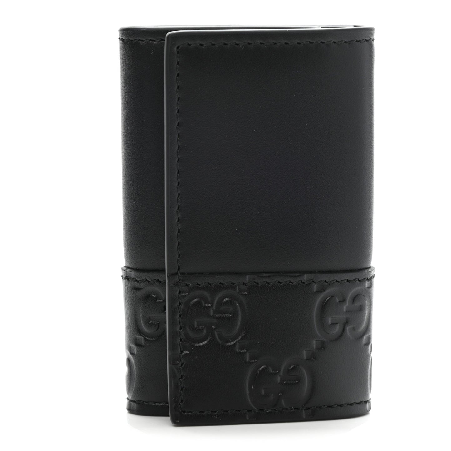 Guccissima 6 Key Holder Case Black