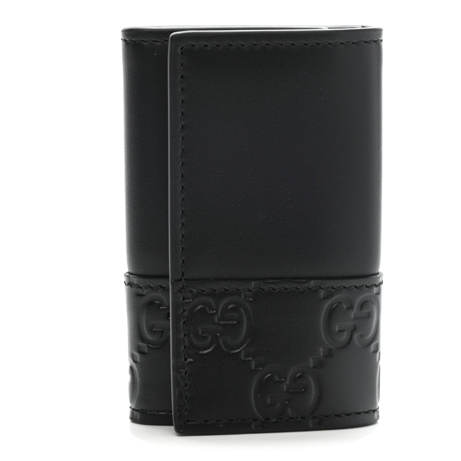 Gucci Guccissima 6 Key Holder Case Black 1 of 7