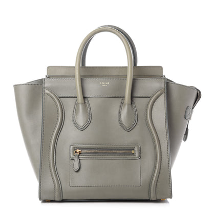 Celine Smooth Calfskin Mini Luggage Grey 1 of 9
