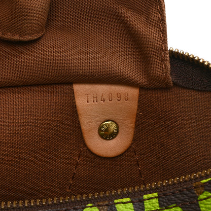 Louis Vuitton Monogram Graffiti Speedy 30 Green 7 of 10