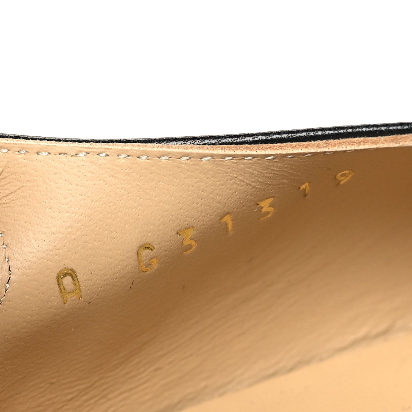 Goatskin Grosgrain Cap Toe CC Slingback Flats 37.5 Black