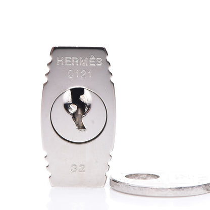 Hermes Palladium Cadena Lock and Key Set 3 of 3