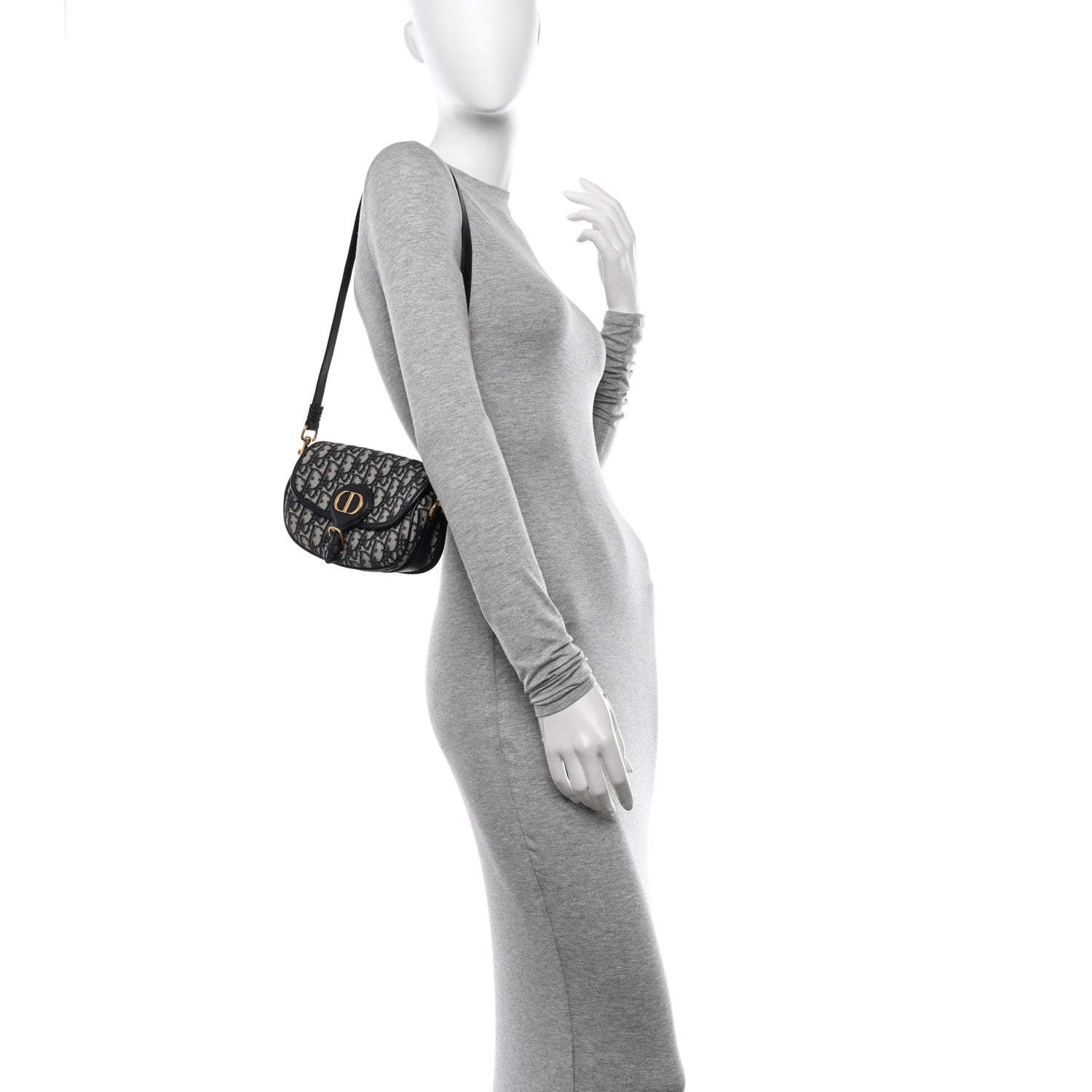 Christian Dior Oblique Bobby East West Bobby Bag Blue 2 of 10