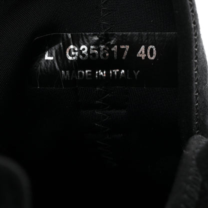 Chanel Velvet Calfskin Mixed Fibers CC Sneakers 40 Black 7 of 8