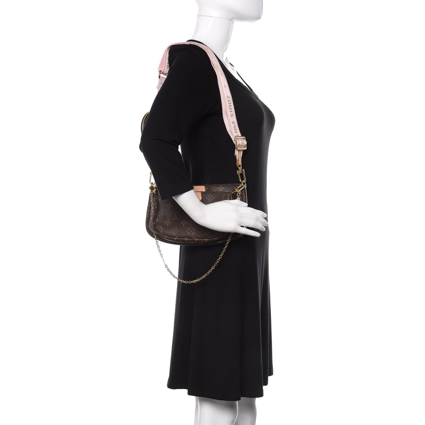 Monogram Multi Pochette Accessories Rose Clair