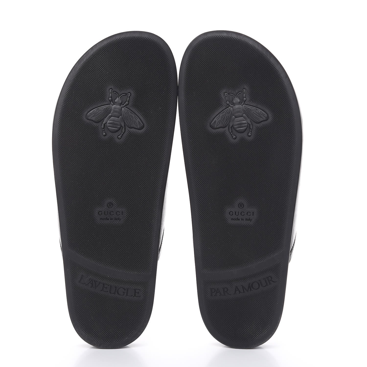 Gucci Malaga Kid Womens Horsebit River Slippers 37.5 Black 5 of 11