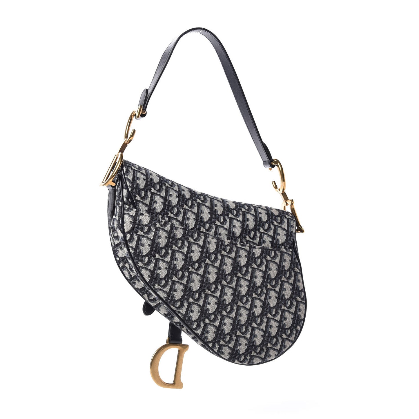 Oblique Saddle Bag Blue