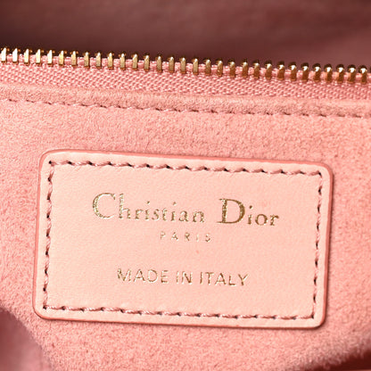 Christian Dior Lambskin Cannage Gradient Medium Lady Dior Pink 6 of 10