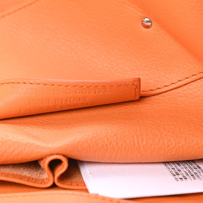 Balenciaga Veau Papier A4 Zip Around Tote Mandarine 7 of 14