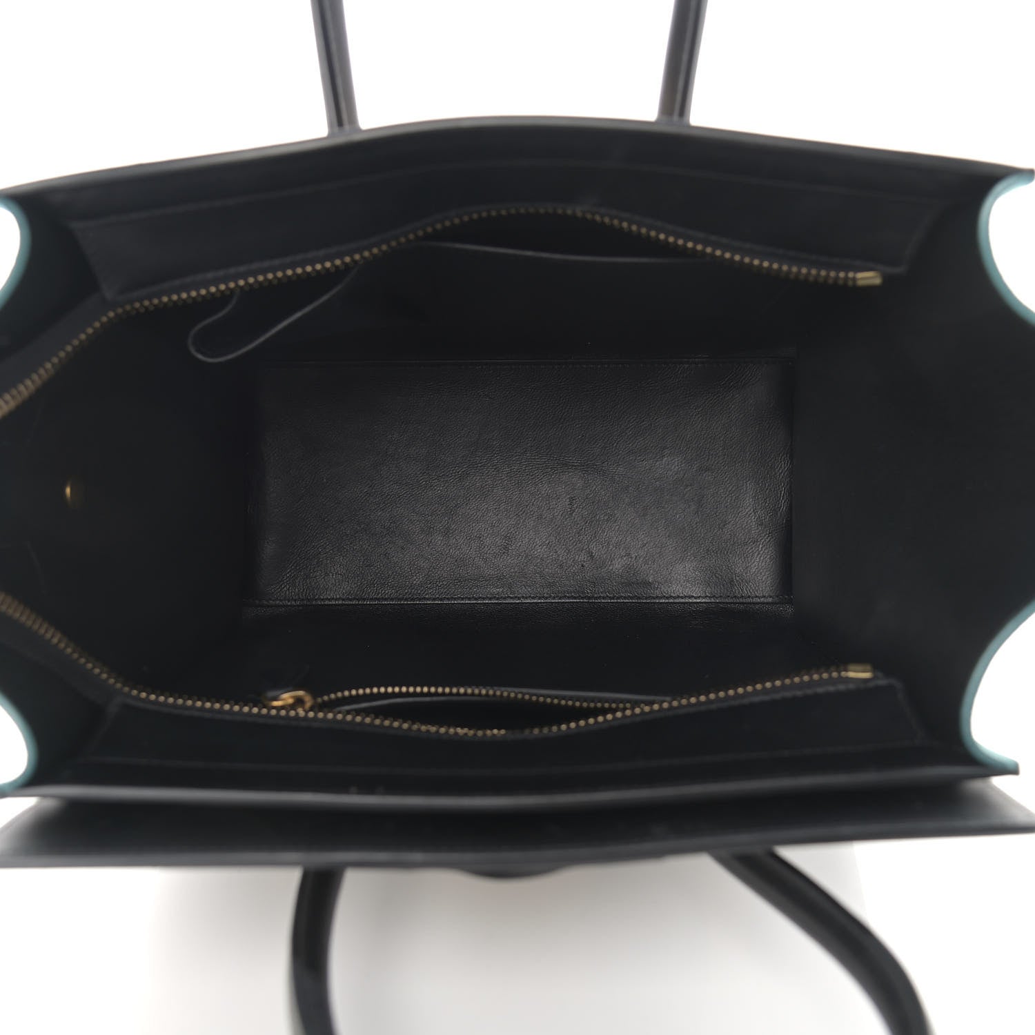 Celine Bullhide Drummed Calfskin Micro Tri-Color Luggage Antarctic 5 of 24