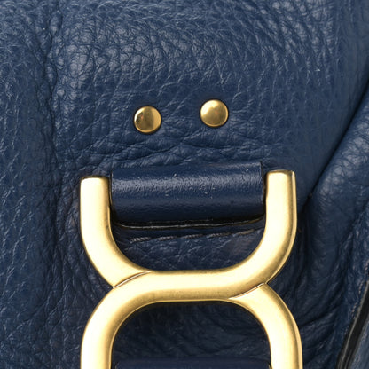 Chloe Calfskin Medium Marcie Satchel Royal Navy 9 of 12