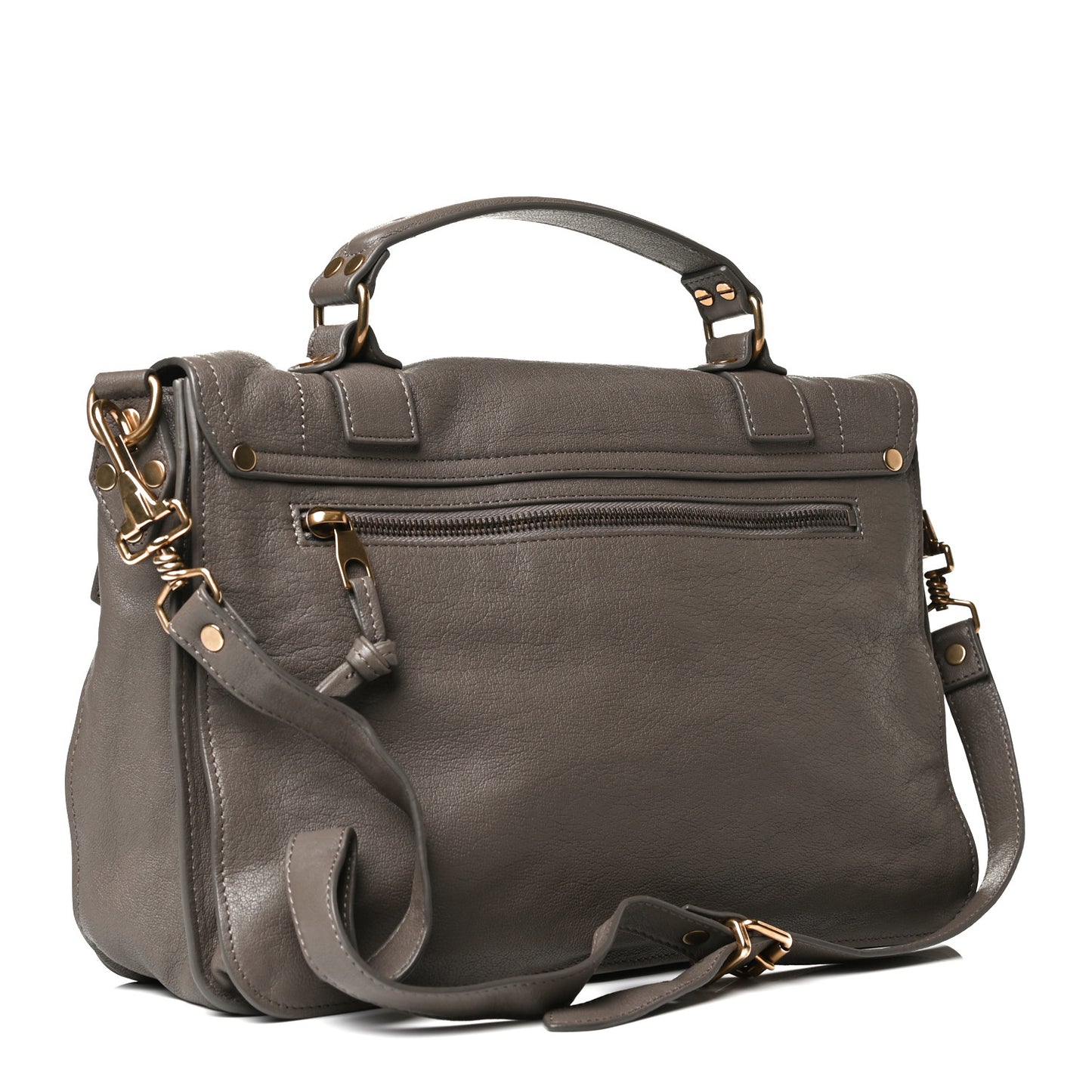 Lambskin Medium PS1 Satchel Smoke