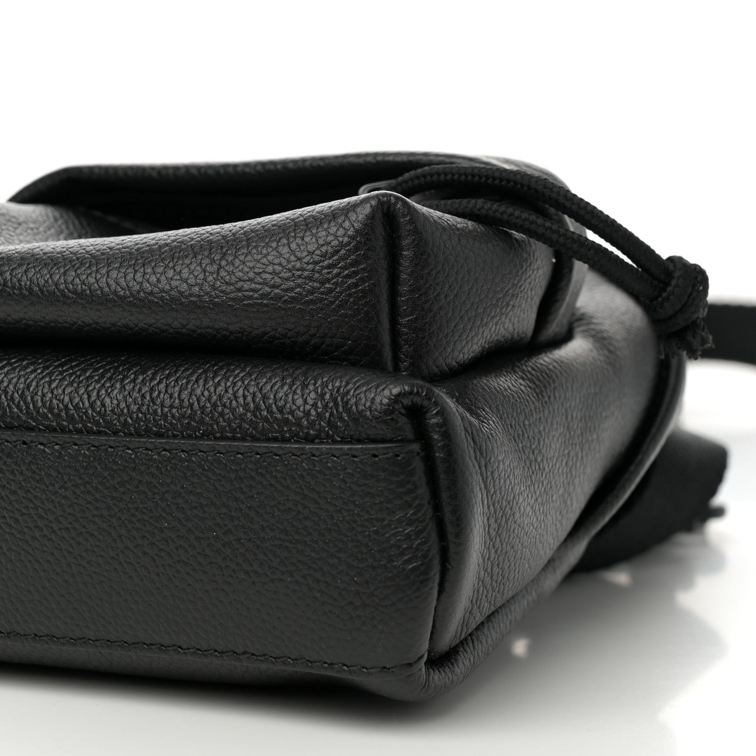 Balenciaga Grained Calfskin Mini Explorer Crossbody Backpack Black 8 of 10