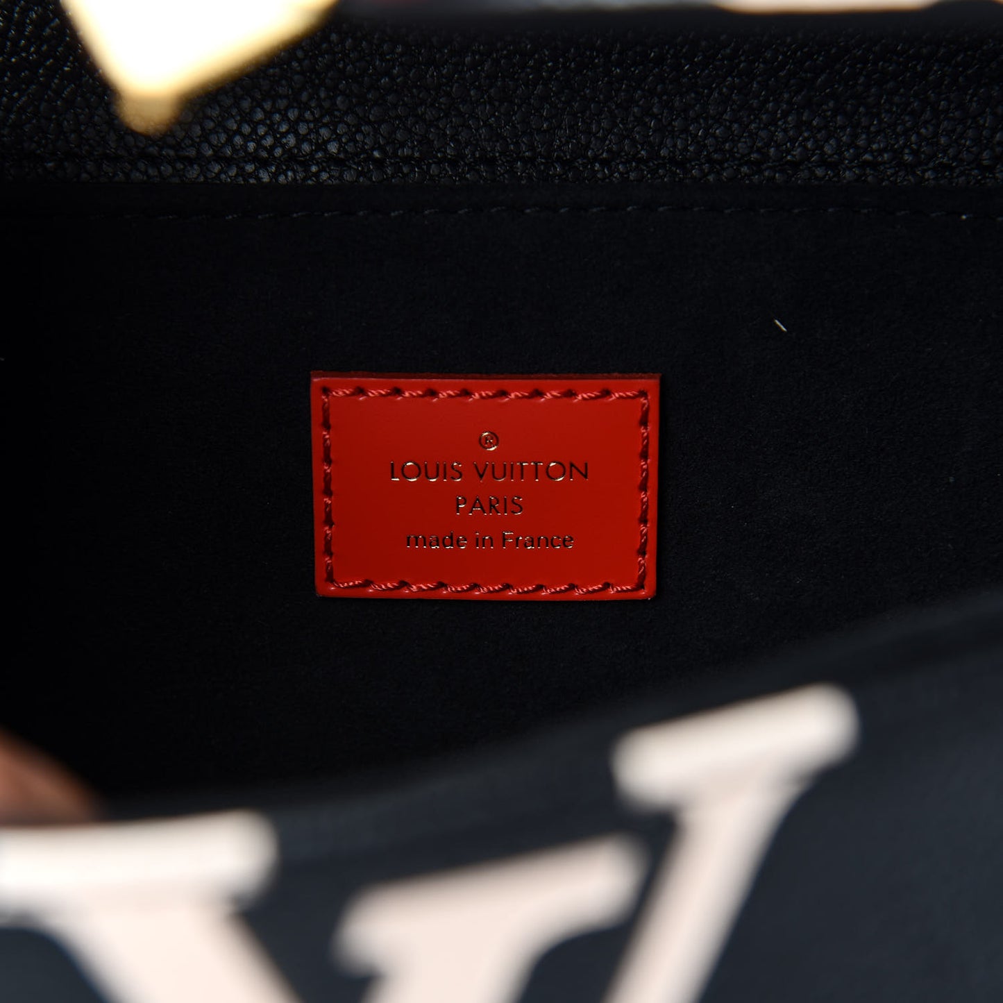 Empreinte Monogram Giant Crafty Pochette Metis Black Creme