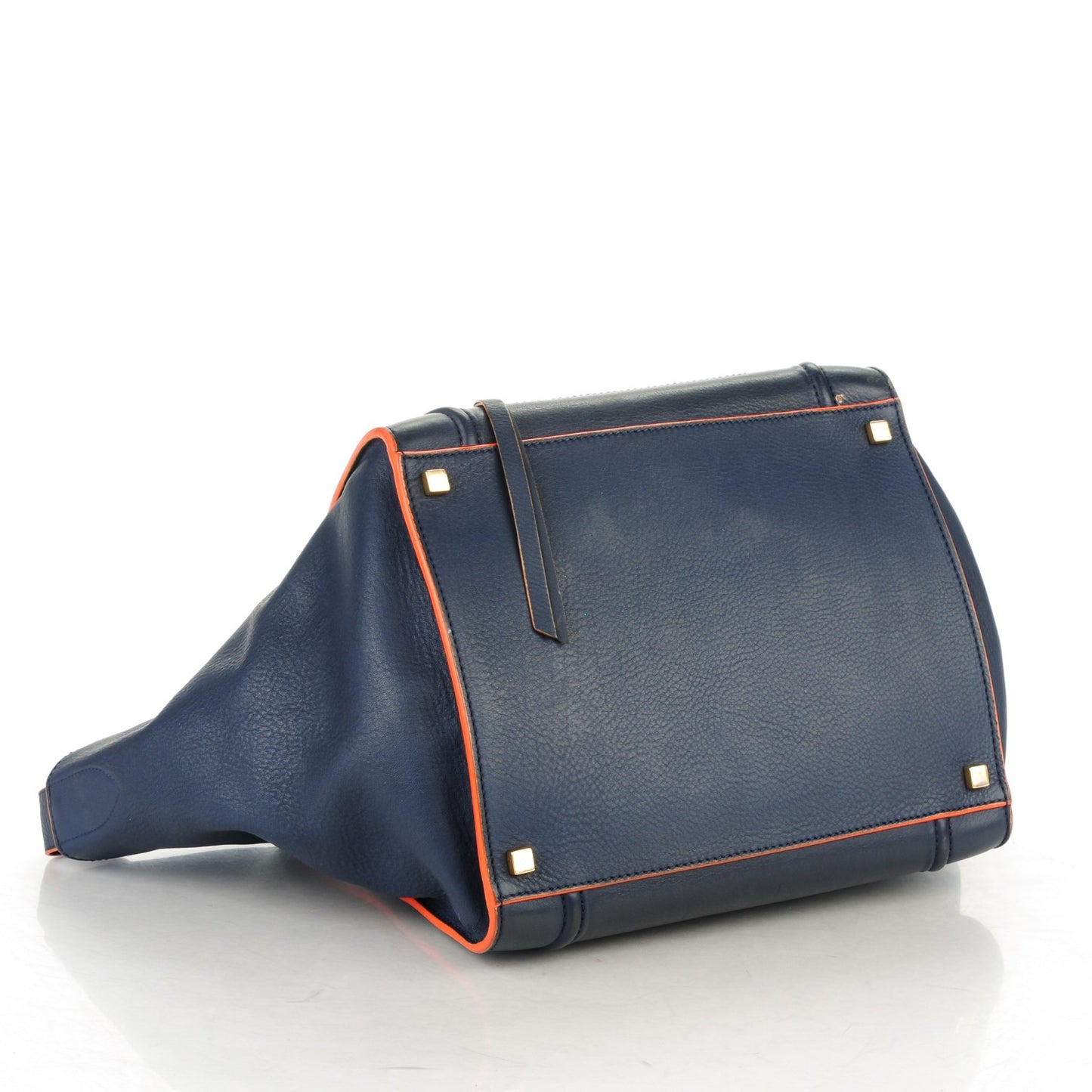 Supple Calfskin Medium Phantom Luggage Midnight
