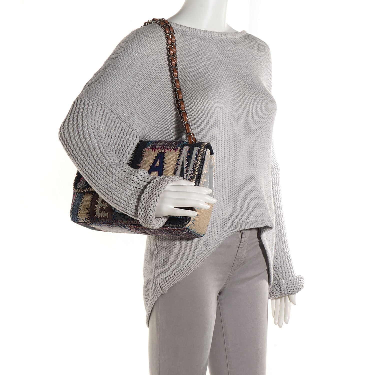 Chanel Patchwork Jumbo Flap Multicolor 2 of 8