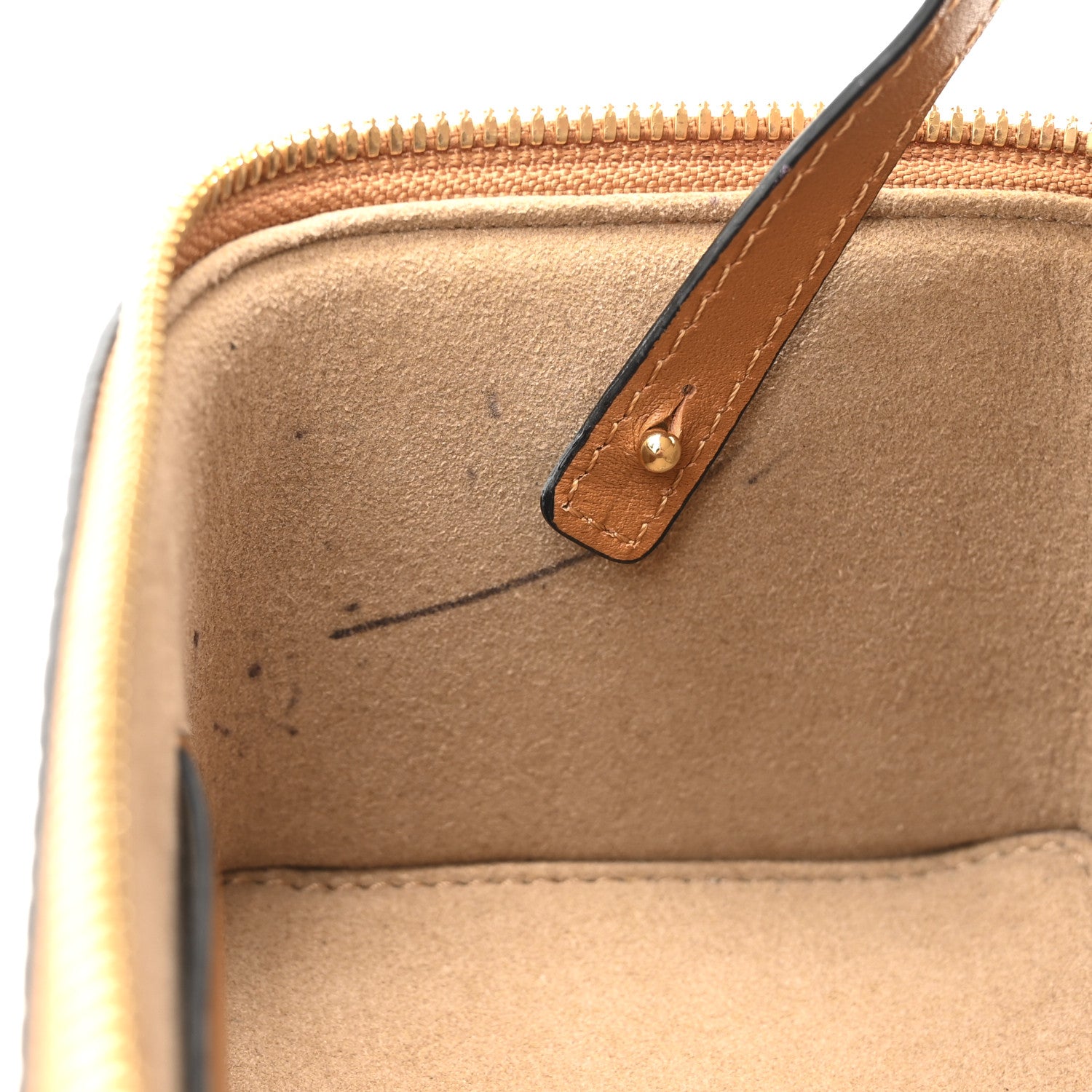 MCM Visetos Rockstar Vanity Case Cognac 10 of 12