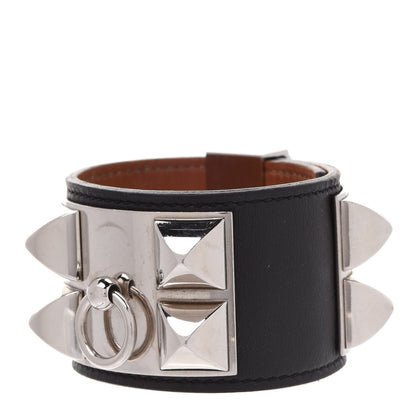 Hermes Chamonix Collier de Chien CDC Bracelet S Black 1 of 7