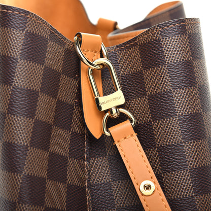 Louis Vuitton Damier Ebene Neonoe MM Safran 10 of 11