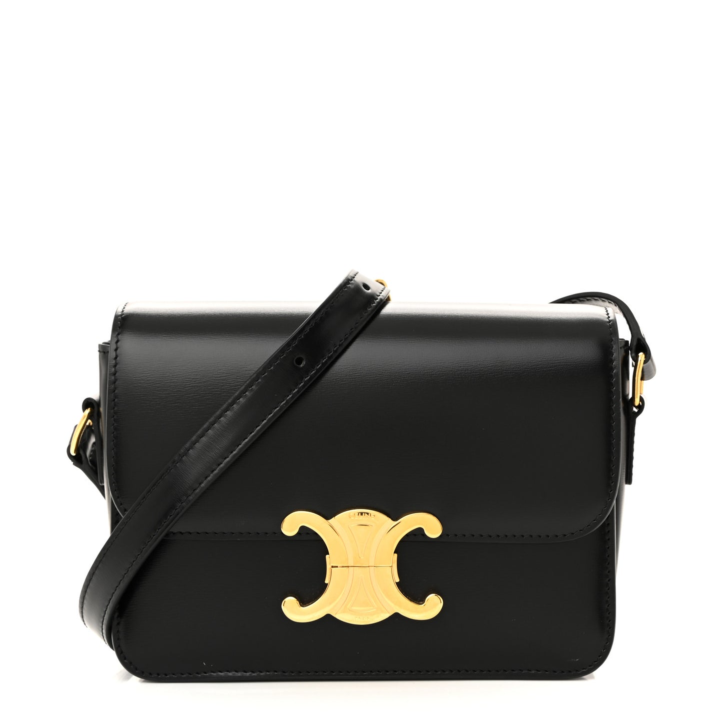 Shiny Calfskin Teen Triomphe Black