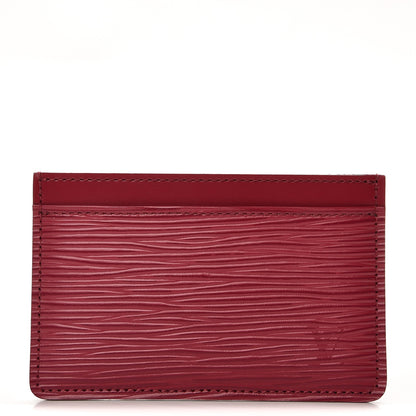 Louis Vuitton Epi Card Holder Fuchsia 1 of 6