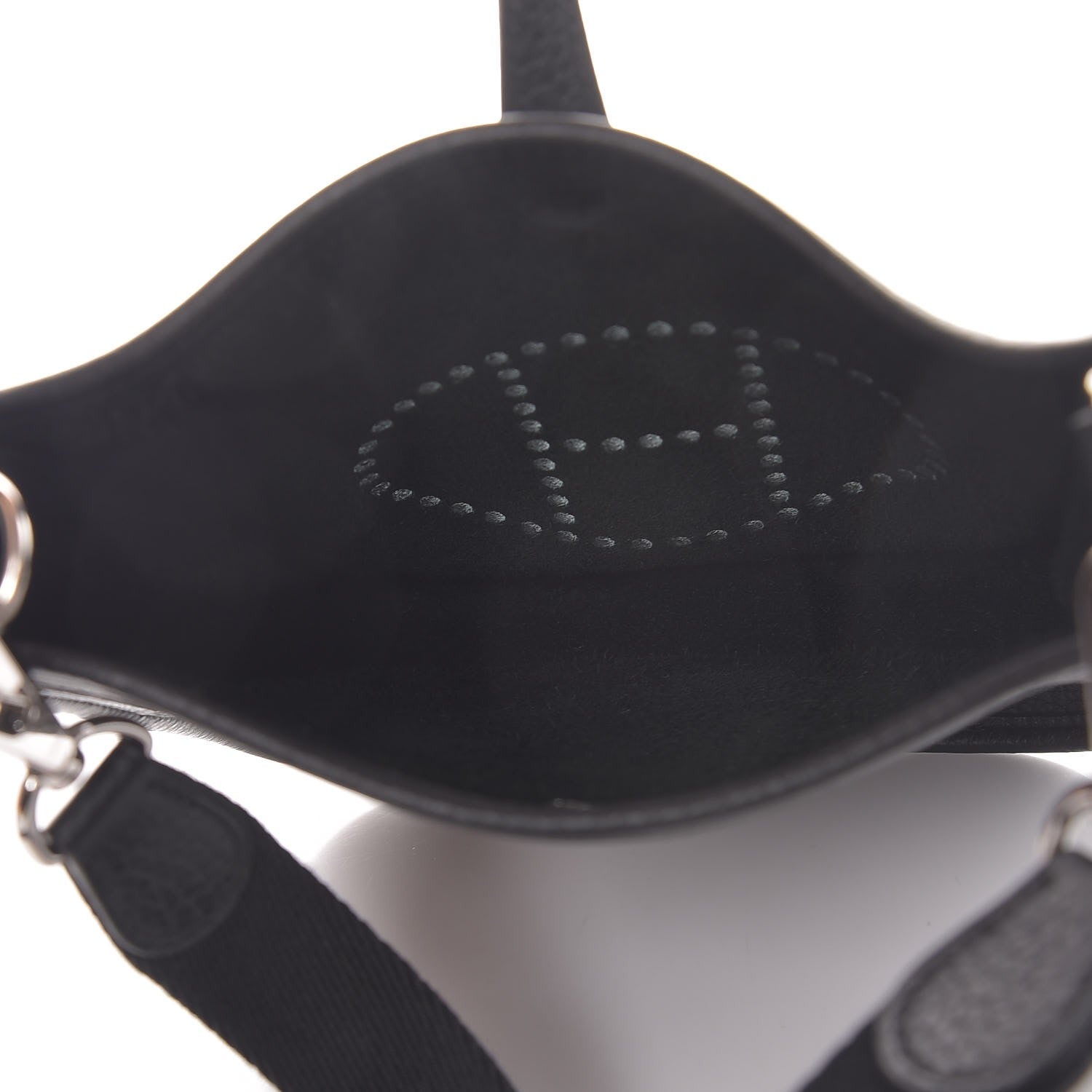 Hermes Taurillon Clemence Evelyne TPM Black 5 of 8
