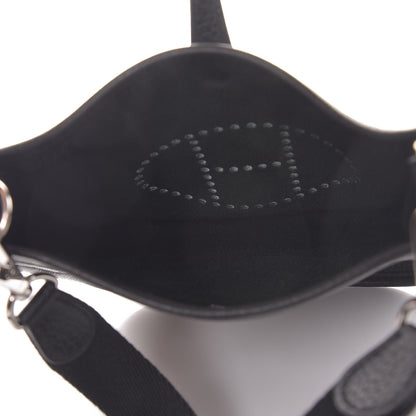 Hermes Taurillon Clemence Evelyne TPM Black 5 of 8
