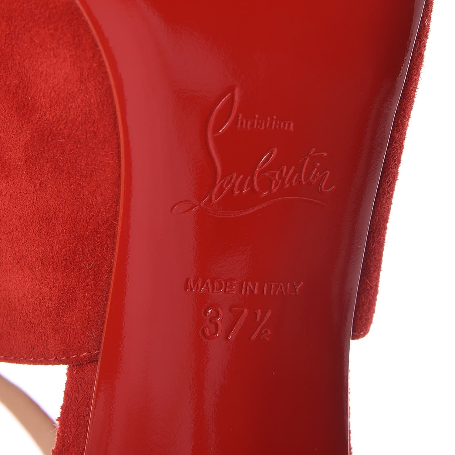 Christian Louboutin Veau Velours Rosas 85 Pumps 37.5 Loubi 7 of 8