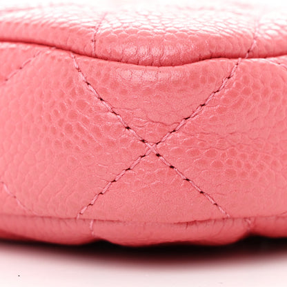 Chanel Iridescent Caviar Quilted Small Clutch With Chain Pink 13 of 13