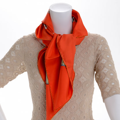 Hermes Silk Paris Modiste Scarf 90 2 of 5