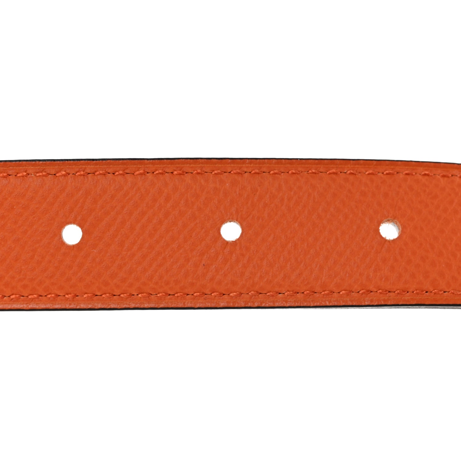 Hermes Epsom Swift 24mm Heritage Belt 85 Orange Nata 3 of 5