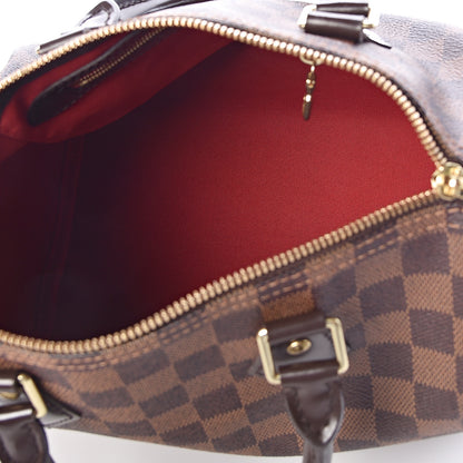 Louis Vuitton Damier Ebene Speedy Bandouliere 25 6 of 11