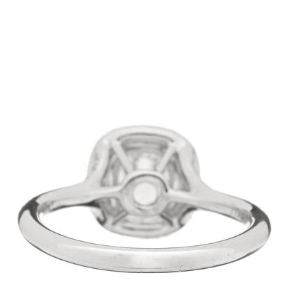 Tiffany Platinum Diamond .58ct Soleste Cushion Cut Double Halo Engagement Ring 53 6.25 2 of 3