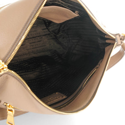 Prada Cervo Deerskin Hobo Visone 6 of 9