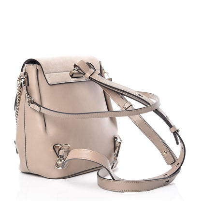 Chloe Suede Calfskin Small Faye Backpack Motty Grey 3 of 9