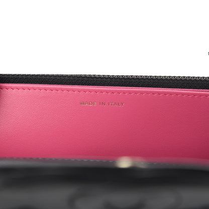 Chanel Goatskin Quilted Timeless CC Wallet On Chain WOC Black 7 of 14