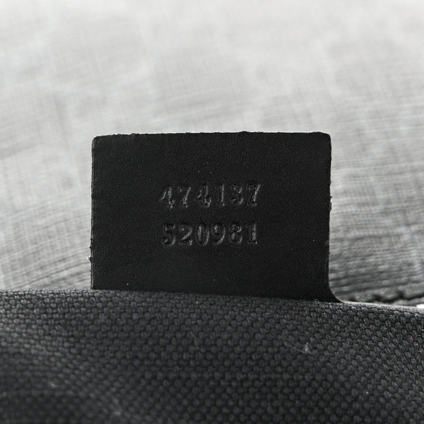GG Supreme Monogram Web Small Flat Messenger Bag Black Grey