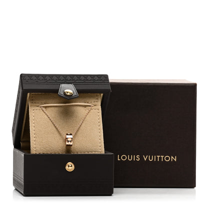 Louis Vuitton 18K Pink Gold Empreinte Pendant Necklace 5 of 5