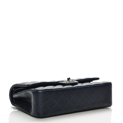 Chanel Caviar Quilted Medium Double Flap Navy 4 of 7