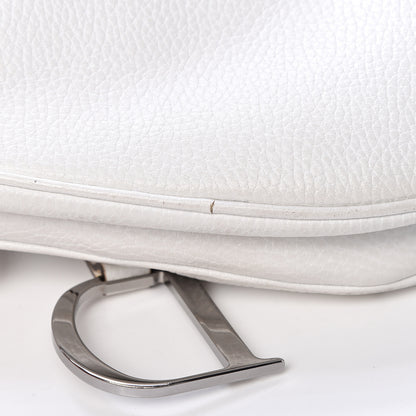 Christian Dior Calfskin Saddle Bag White 17 of 19