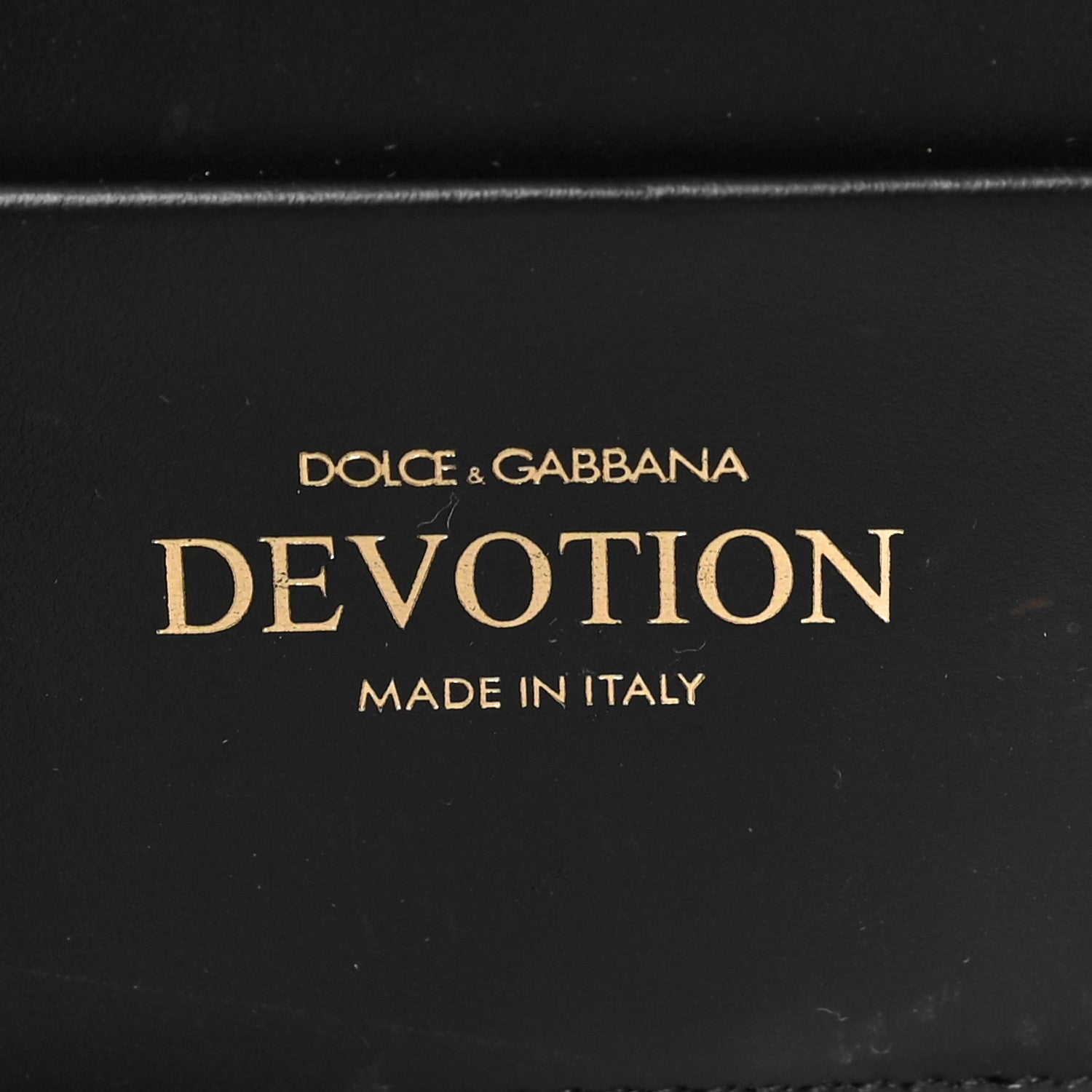Dolce & Gabbana Smooth Calfskin Small Devotion Envelope Top Handle Bag Black 6 of 10