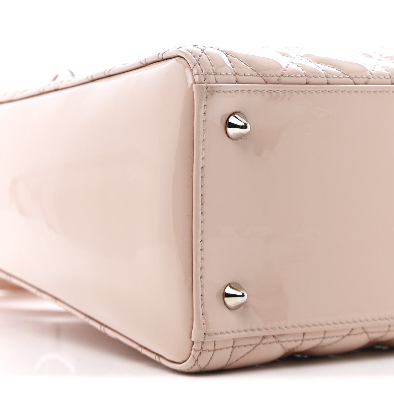 Christian Dior Patent Cannage Medium Lady Dior Rose Clair 16 of 35