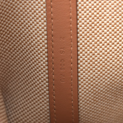 Hermes Swift Toile H Cabas H En Biais 27 Ecru Naturel Gold 7 of 10