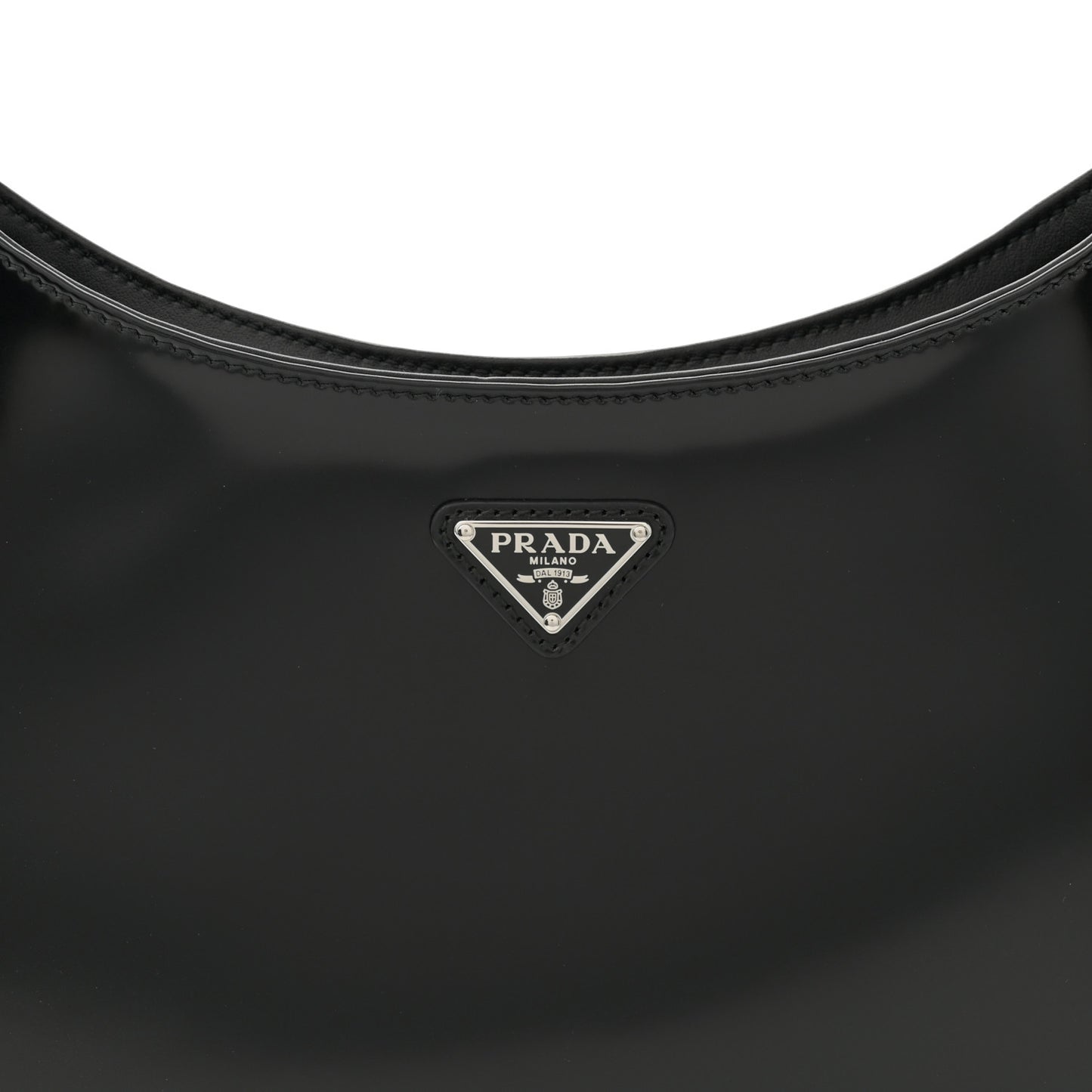Spazzolato Cleo Shoulder Bag Black