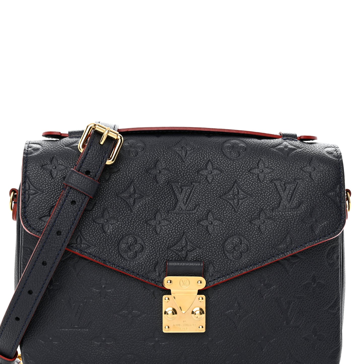LOUIS VUITTON Empreinte Pochette Metis Marine Rouge