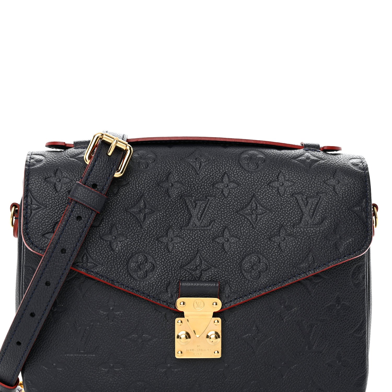 Louis Vuitton LOUIS VUITTON Empreinte Pochette Metis Marine Rouge 8 of 14