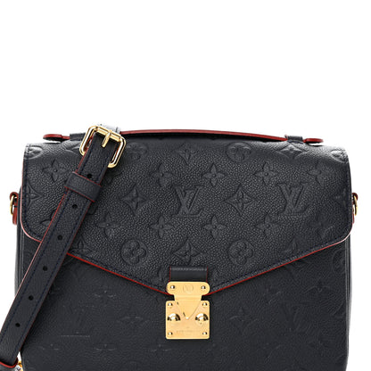 Louis Vuitton LOUIS VUITTON Empreinte Pochette Metis Marine Rouge 8 of 14